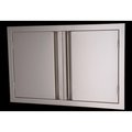 Cgproducts 42.5 X 19.5 in. Valiant Stainless Double Door VDD2